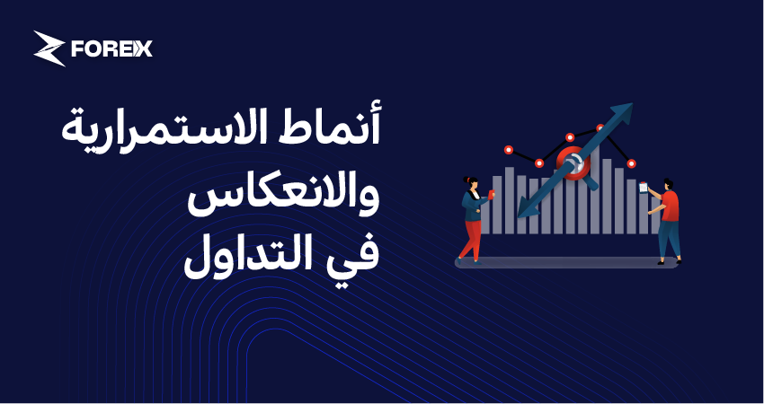 أنماط الاستمرارية والانعكاس في التداول